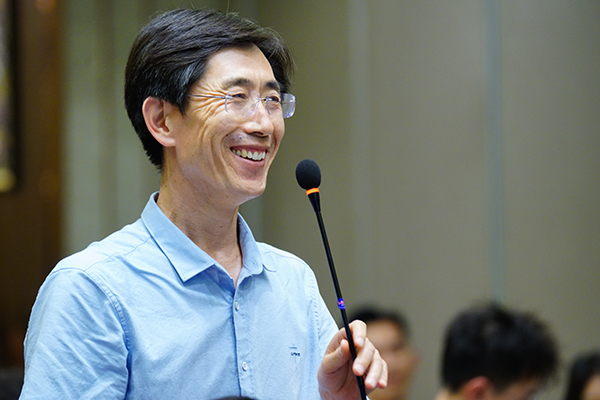 董事長孫京安先生代表欣希安藥業分享